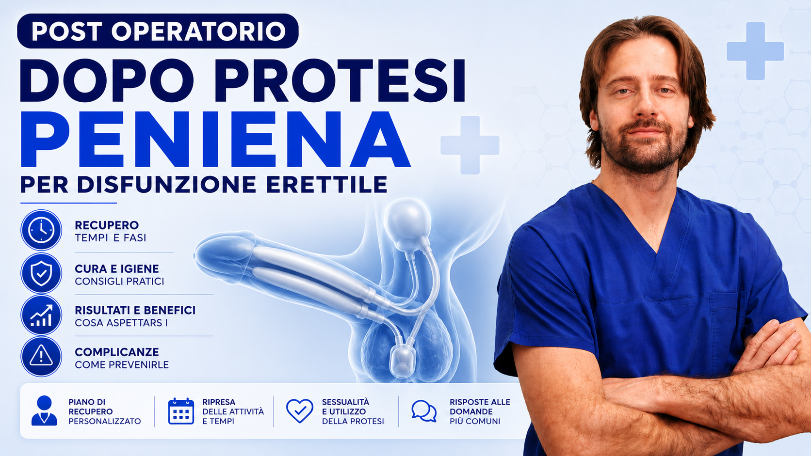 Post operatorio dopo protesi peniena per disfunzione erettile
